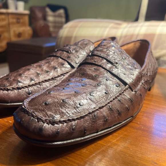New* Giorgino’s Palm Beach Genuine Ostrich Leather Sz13